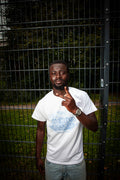 MACHIATOEVENTS TEE (WHITE/BLUE)